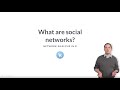 R Tutorial : What are social networks?