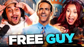 FREE GUY (2021) MOVIE REACTION - WE DIDN'T EXPECT TO LAUGH THIS HARD! - First Ti