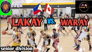 LAKAY VS. WARAY | NEEPAWA WINTER LEAGUE | SENIOR DIVISION | NEEPAWA BALLERS 🇨🇦🇵🇭