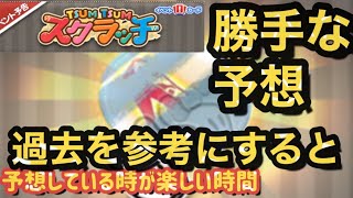 【ツムツム 】ツムツム スクラッチ！過去から予想を勝手にして見た。