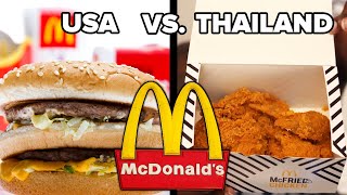 Trying American Vs. Thai McDonald's