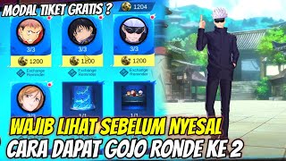 AWAS NYESAL ! BEGINI CARANYA DAPAT SKIN GOJO JUJUTSU RONDE KE 2