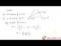 If A (1,-2), B (-2,3) and C(2,-5) are the vertices of `Delta` ABC, then the equation of the median