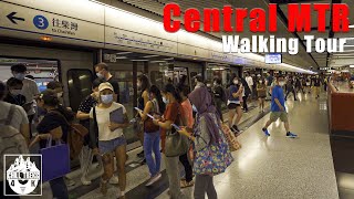 Central Metro Station, Hong Kong [4K HDR Walking Tour]