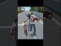 papa menyelamatkan yuta dan mio dari polisi zombie 😱🧟👮 shorts sakura sakuraschoolsimulator