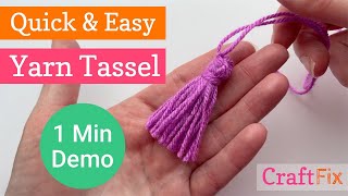 DIY Yarn Tassel