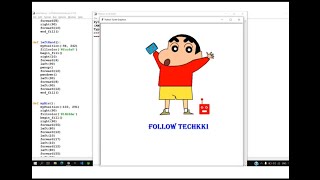 Shinchan Drawing program using Python 🐍 Turtle 🐢 Graphics Library #shorts #python