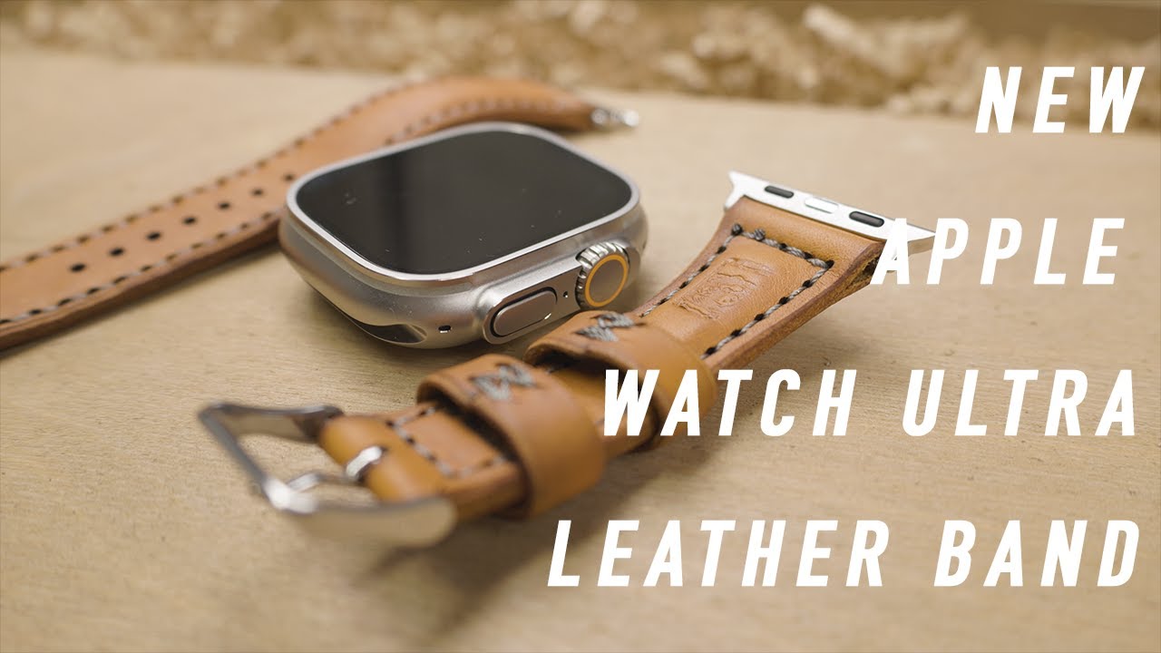 Making An Apple Watch Ultra Leather Watch Band | Walkthrough - YouTube