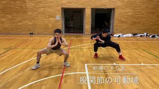 バスケットボール　Basketball Work Out 10  相撲のすり足