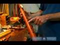 How to Make a Native American Flute : Placing the Holes in a Wooden Flute