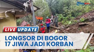 5 KK Terdampak Tanah Longsor di Kota Bogor, 17 Jiwa jadi Korban 4 Masih dalam Pencarian