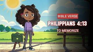 Bible Verse: Philippians 4:13 to Learn and Memorize | Scripture for Kids \u0026 Parents