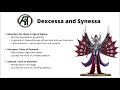 new daemons of slaanesh models synessa voice of slaanesh and dexcessa talon of slaanesh