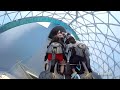 hd amazing tron coaster ride through shanghai disneyland