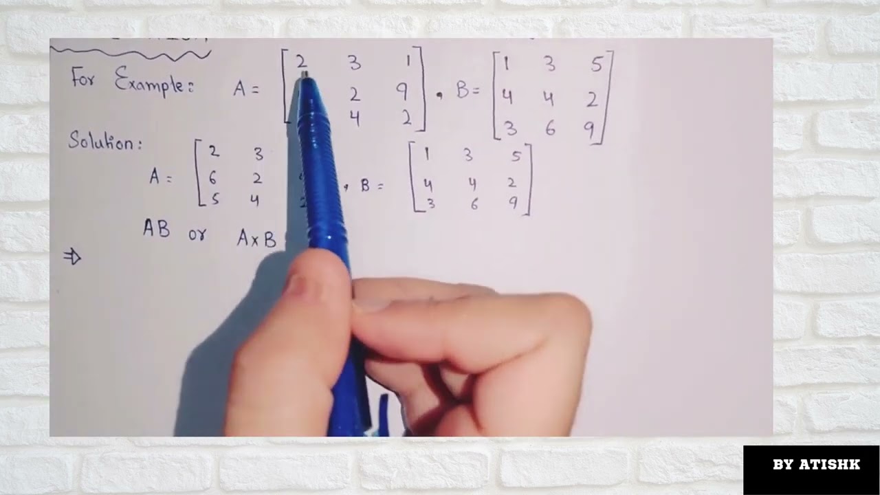 How To Multiply Matrices-Quick & Easy - YouTube