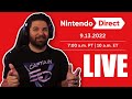 🔴 LIVE Nintendo Direct 9.13.2022 REACTION • Knock my SOCKS OFF, Nintendo!!