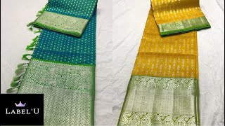 Venkatagiri Pattu Sarees directly from Weavers | Label U