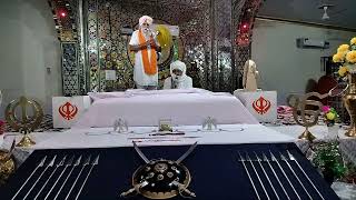 ਭਾਈ ਧਿਆਨ ਸਿੰਘ ਜੀ ਗੁਰੂ ਗ੍ਰੰਥ ਸਾਹਿਬ ਜੀ ਦਾ ਹੁਕਮਨਾਮਾ ਸੁਣਾਂਦੇ ਹੋਇਆ ਜੀ