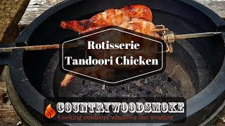 Rotisserie Tandoori Style Chicken on Kamado Joe Joetisserie