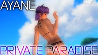 「HD」 DEAD OR ALIVE 5 ULTIMATE - AYANE - TROPICAL SEXY DLC - PRIVATE PARADISE