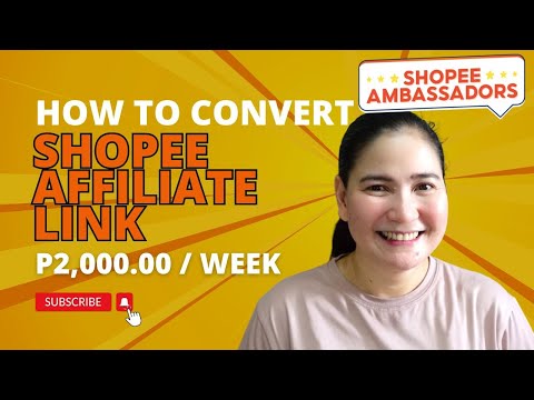 AFILIADO DE SHOPEE: ¿Cómo convertir enlaces de afiliados de Shopee a través del teléfono móvil? (Doctorado en marketing de afiliados)