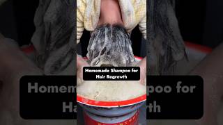 Homemade Shampoo For Hair Regrowth #hairgrowth #diy #homeremedies #shorts