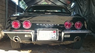 A brief cruise in a 1968 Corvette Stingray