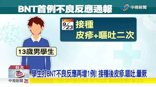 第10輪BNT64歲以下有望施打! AZ第2劑造冊接種│中視新聞 20210925