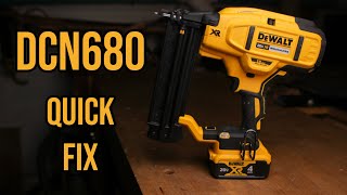 DeWalt DCN680 18ga brad nailer not shooting FIX