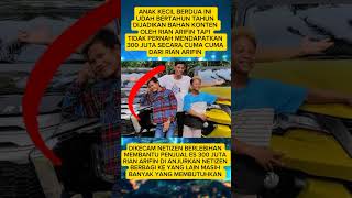 RIAN ARIFIN DI KECAM BERLEBIHAN OLEH NETIZEN #beritaterkini