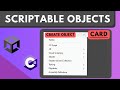 What Are SCRIPTABLE OBJECTS in Unity?