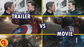 Avengers: Endgame | Trailer vs Movie Comparison [How Marvel prevented Spoilers !]