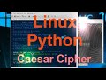 Linux Python Caesar Cipher Example