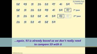 D1 Bubble Sort (Shorter version)