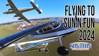 Flying to Sun N Fun 2024 in my 1954 Cessna 170B