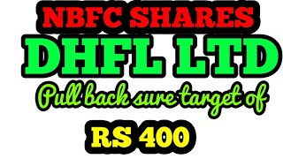 DHFL LTD| NBFC SHARE| PULL BACK SEEN RS 400 TARGET IN SHORT TERM|