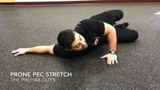 Prone Chest Stretch