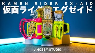 Kamen Rider Ex Aid DX Gamer Driver Hyper Muteki Gashat 20th unboxing and Henshin sound