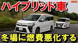 意外と知らない!?ハイブリッド車が冬場に燃費悪化する原因は？やっぱりガソリン車とは違う!?【今日の話題】