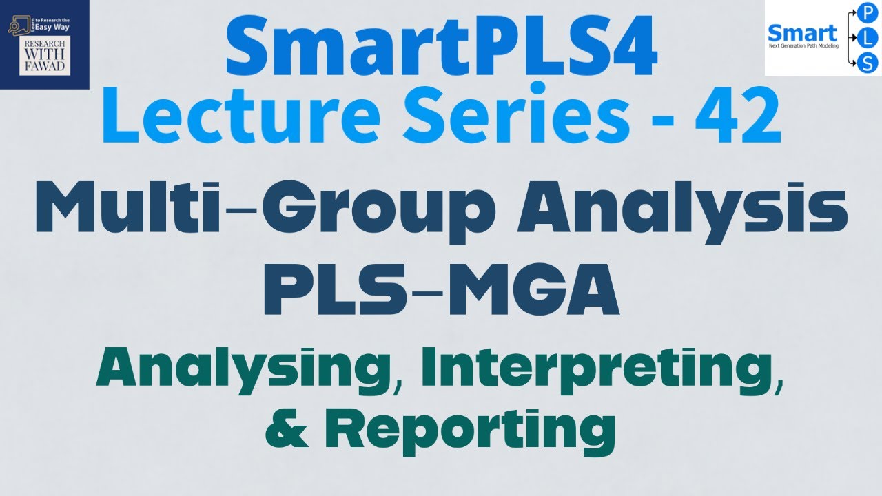Smartpls4 Series 42 Multi Group Analysis Pls Mga Youtube