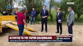 ALTINTAŞ’TA YOL YAPIM ÇALIŞMALARI