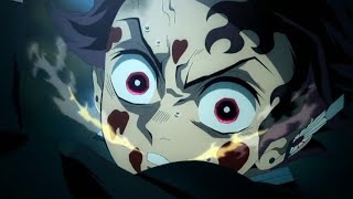 Tanjiro used thunder breathing to chase the upper moon 4 ⚡🔥 | Demon slayer season 3 episode 11