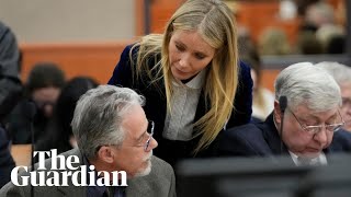 'I wish you well': Gwyneth Paltrow whispers to Terry Sanderson as she leaves court