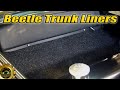 Classic VW BuGs - NEW EXCLUSIVE Carpeted Beetle Trunk LINERS - for Vintage DuB!