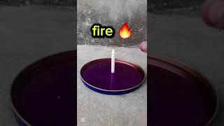 This is so crazy experiment candel 🕯️and water💦 experiment