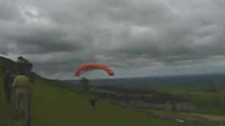 Speedflying at the Kaimais