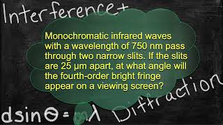 Physics Interference and Diffraction Problem Solver - Solving Mixed Slit and Grating Problems 5
