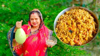 লাউ চিংড়ি রেসিপি | Lau Chingri Recipe | Gourd With Shrimp Recipe | Lau Chingri Bengali Recipe