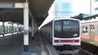 ＪＲ京葉線発車シーン～海浜幕張駅にて～