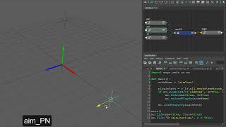 parent and aim maya api plugin